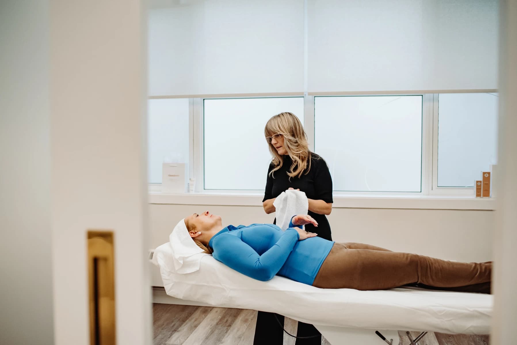 Chemical peel treatment for radiant skin at Louise Green's Ottawa clinic